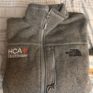 The North Face Gray Performance Jacket HCA Logo